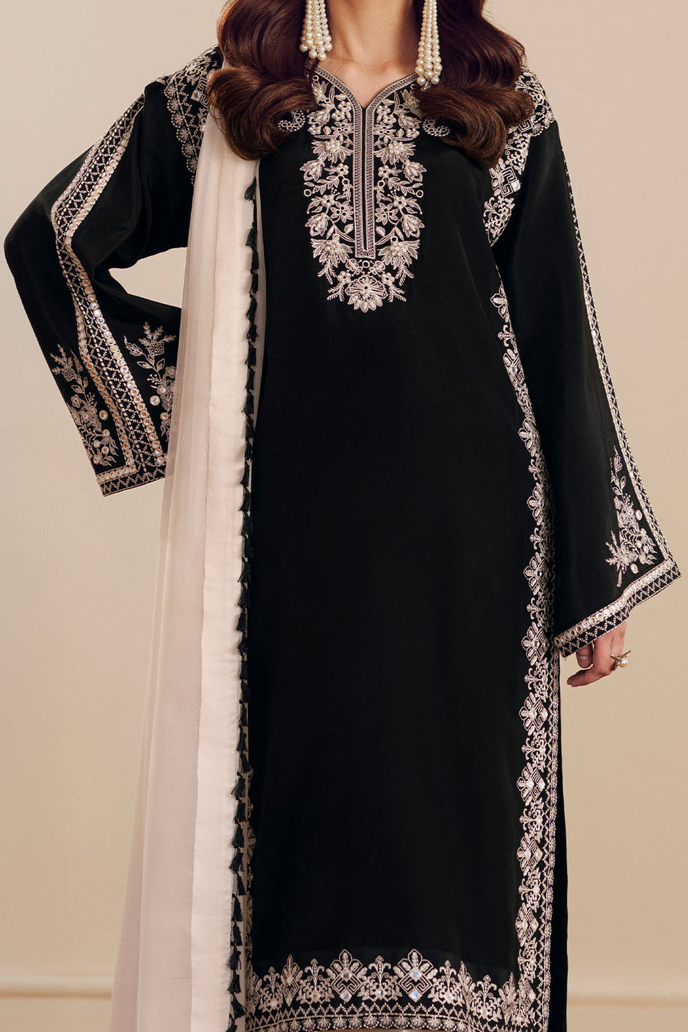 Dhanak Embroidery 3PC SUIT BTK-1033
