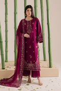 Dhanak Embroidery 3PC SUIT BTK-1034