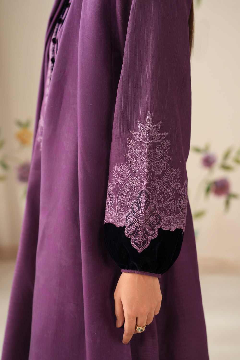 Dhanak Embroidery 3PC SUIT BTK-1038