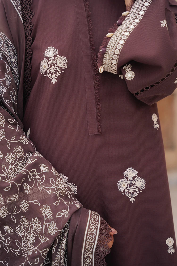 Dhanak Embroidery 3PC SUIT BTK-1050