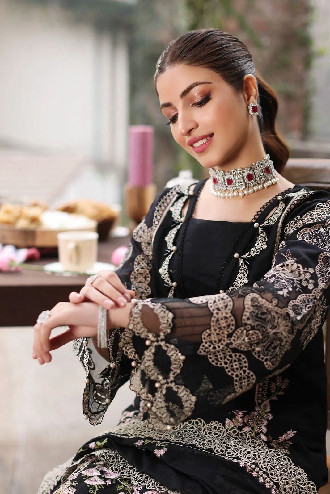 Dhanak Embroidery 3PC SUIT BTK-1055