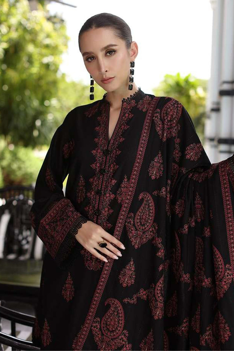 Dhanak Embroidery 3PC SUIT BTK-1064