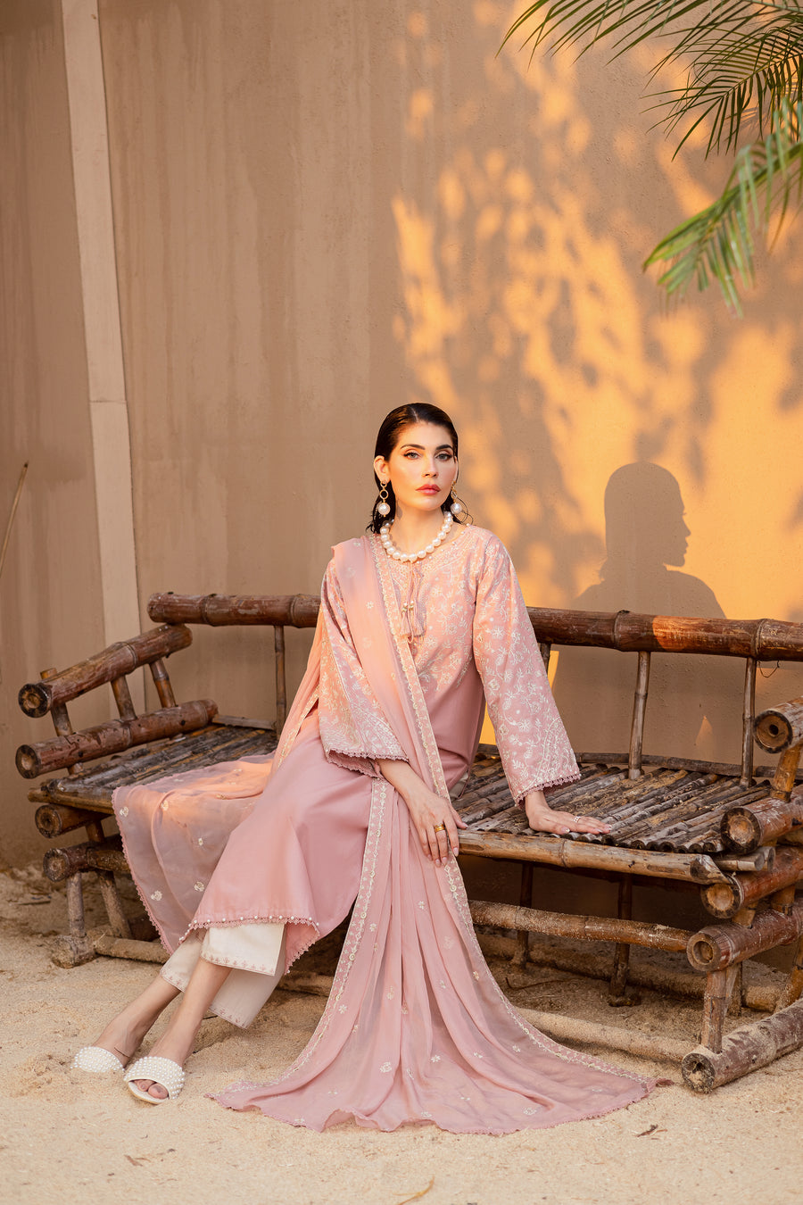 Dhanak Embroidery 3PC SUIT BTK-1065