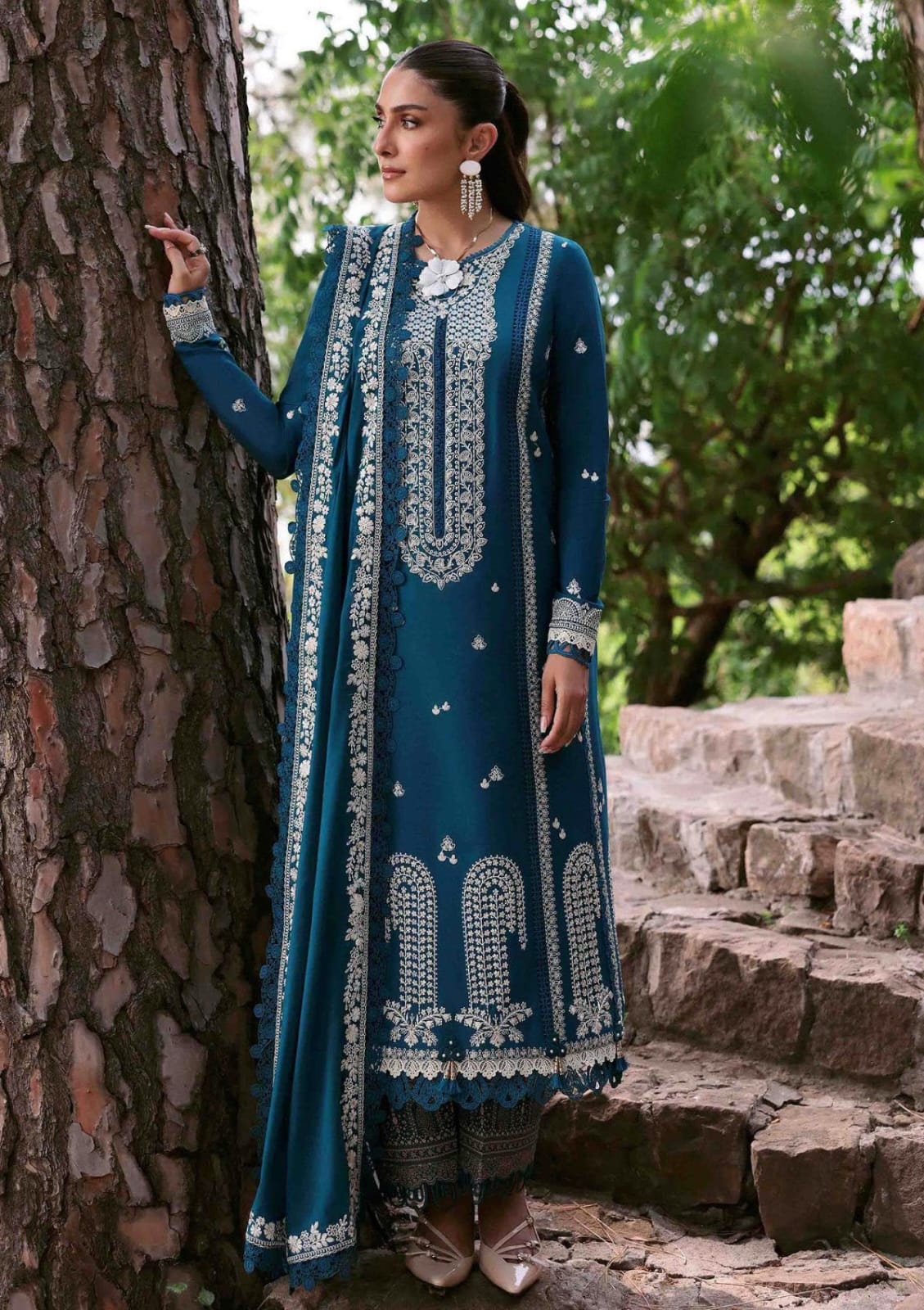 Dhanak Embroidery 3PC SUIT BTK-1066