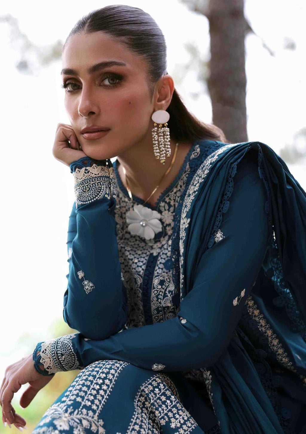 Dhanak Embroidery 3PC SUIT BTK-1066