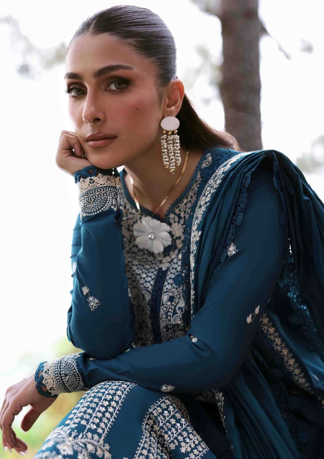 Dhanak Embroidery 3PC SUIT BTK-1066