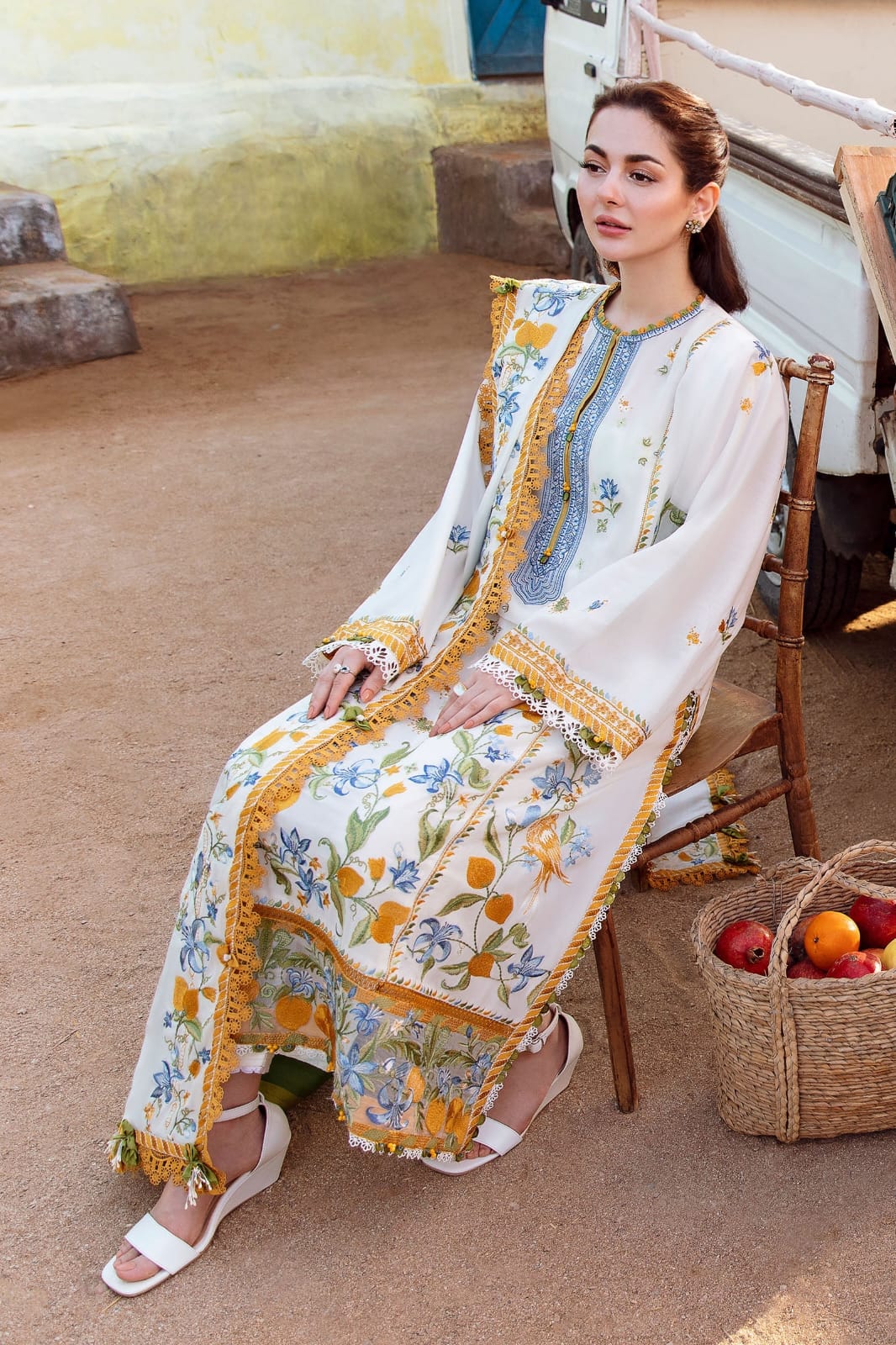 Dhanak Embroidery 3PC SUIT BTK-1067