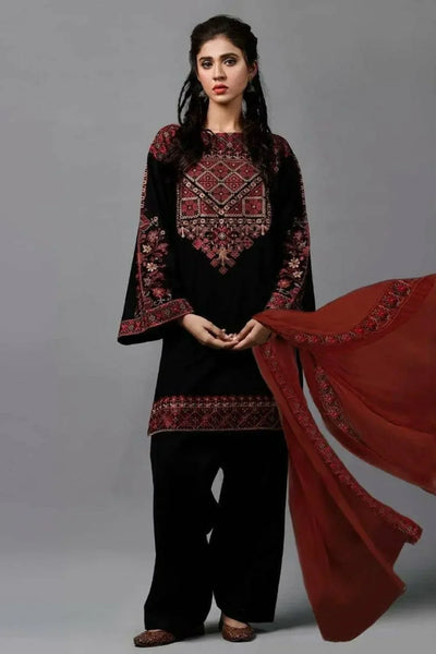 3PC Embroidered IR0077