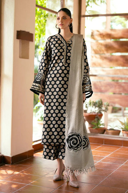 Marina Polca Dot Un-Stitched 3PC Suit JM-001