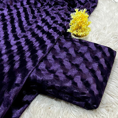 Premium Korean Velvet 2-piece Unstitched BS-4