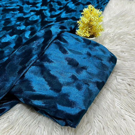 Premium Korean Velvet 2-piece Unstitched BS-2