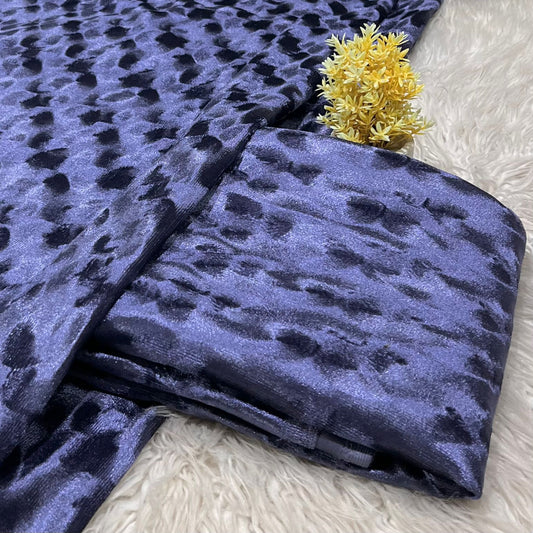 Premium Korean Velvet 2-piece Unstitched BS-9