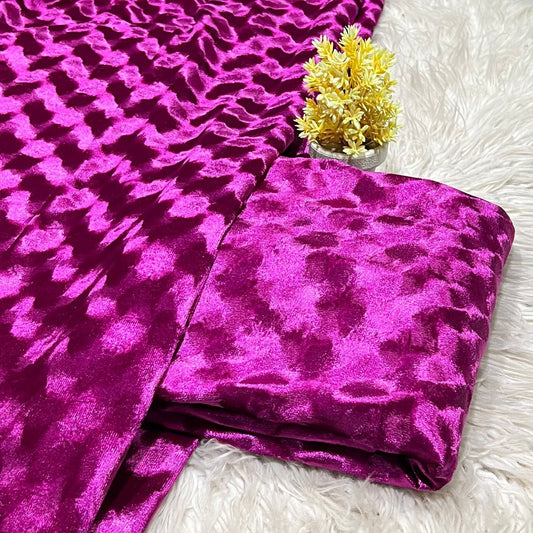 Premium Korean Velvet 2-piece Unstitched BS-7