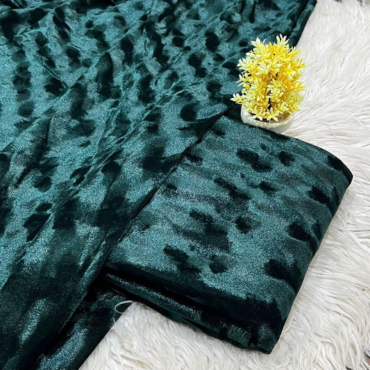 Premium Korean Velvet 2-piece Unstitched BS-14