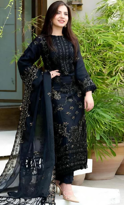 3PC Embroidered IR026-M