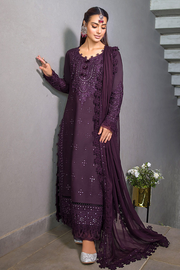 EMBROIDERED 3PC LAWN EMBROIDERED DRESS WITH CHIFFON EMBROIDERED DUPATTA  IR-996