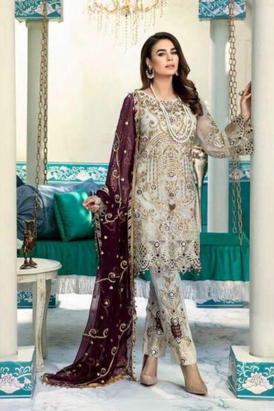 3PC Embroidered IR0094