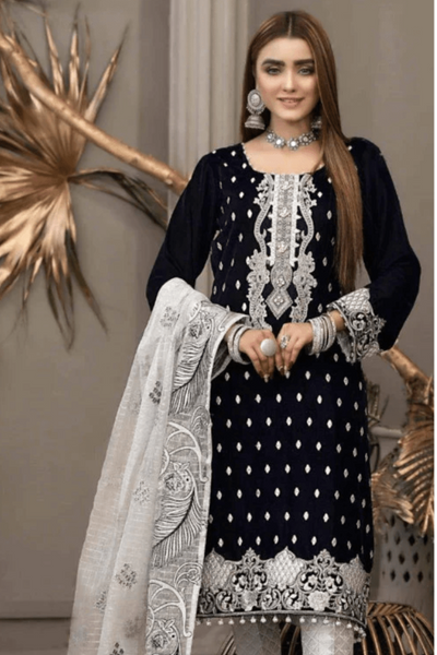 3PC Embroidered IR0095