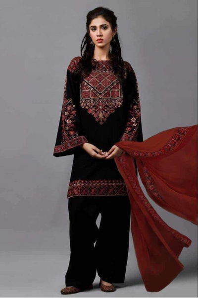 3PC Embroidered IR019-M