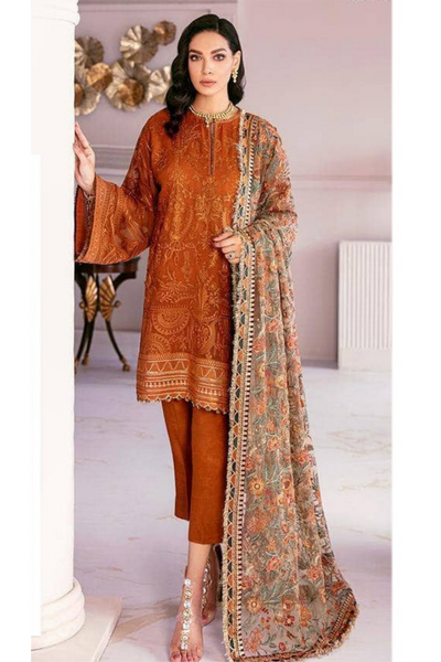 3PC Embroidered IR029-M