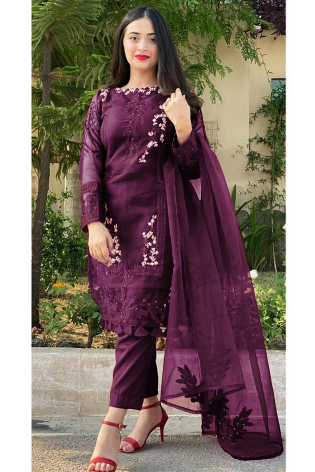 3PC Embroidered IR033-M