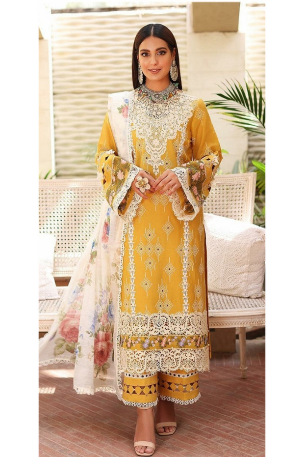 3PC Embroidered IR036-M