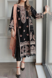 3PC Embroidered IR046-M