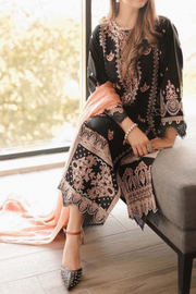 3PC Embroidered IR046-M