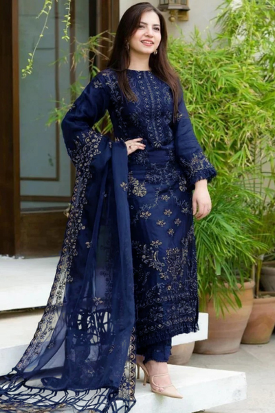3PC Embroidered IR027-M