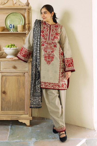 3PC Embroidered IR0052