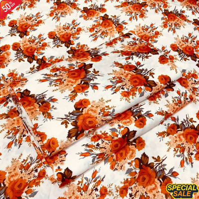 2025-FLORAL PRINTS 2PC SUMMER WEAR