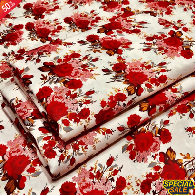 2025-FLORAL PRINTS 2PC SUMMER WEAR