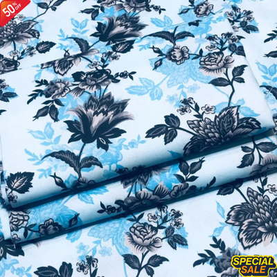 2025-FLORAL PRINTS 2PC SUMMER WEAR