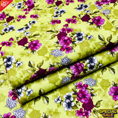 2025-FLORAL PRINTS 2PC SUMMER WEAR