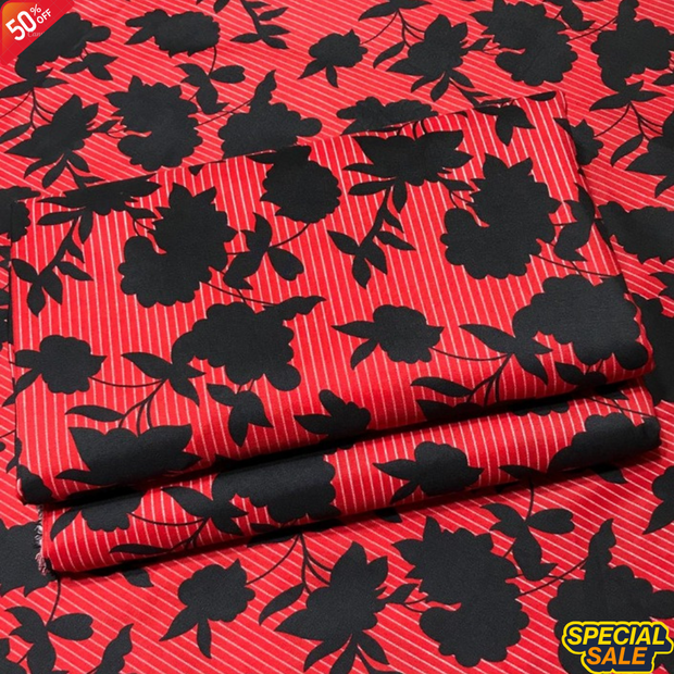 2025-FLORAL PRINTS 2PC SUMMER WEAR