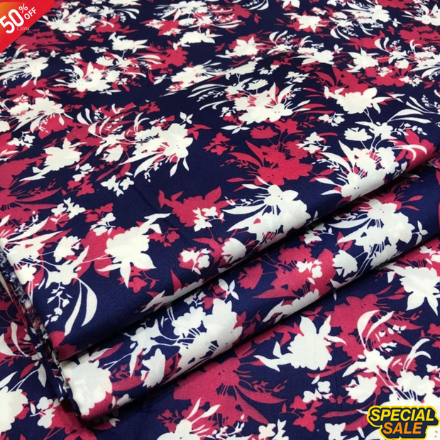 2025-FLORAL PRINTS 2PC SUMMER WEAR
