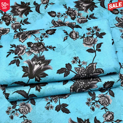 BS CAMBRIC COTTON FLORAL PRINT 2PC