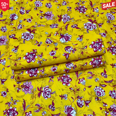 BS CAMBRIC COTTON FLORAL PRINT 2PC