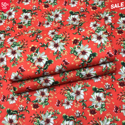 BS CAMBRIC COTTON FLORAL PRINT 2PC