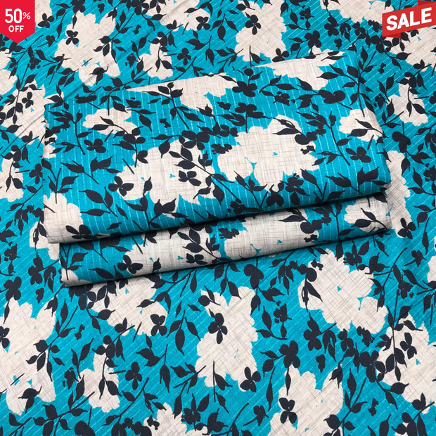 BS CAMBRIC COTTON FLORAL PRINT 2PC