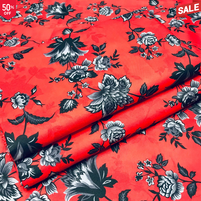 BS CAMBRIC COTTON FLORAL PRINT 2PC