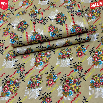 BS CAMBRIC COTTON FLORAL PRINT 2PC