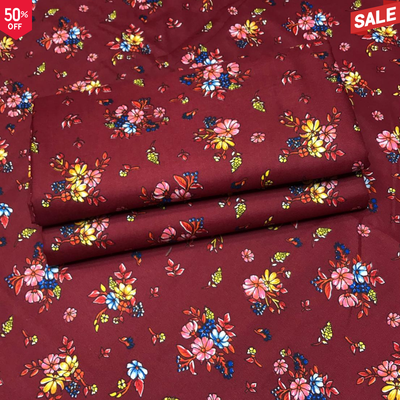 BS CAMBRIC COTTON FLORAL PRINT 2PC
