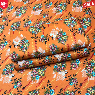 BS CAMBRIC COTTON FLORAL PRINT 2PC