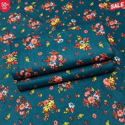 BS CAMBRIC COTTON FLORAL PRINT 2PC