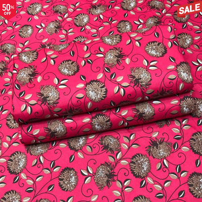 BS CAMBRIC COTTON FLORAL PRINT 2PC
