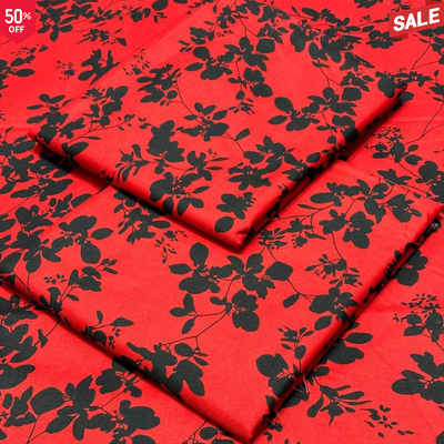 KHADDAR BS FLORAL PRINT 2PC