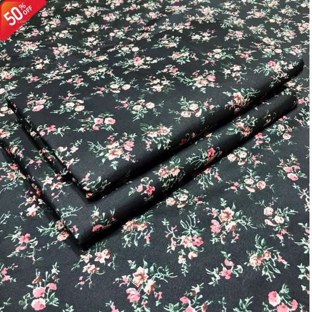 KHADDAR BS FLORAL PRINT 2PC