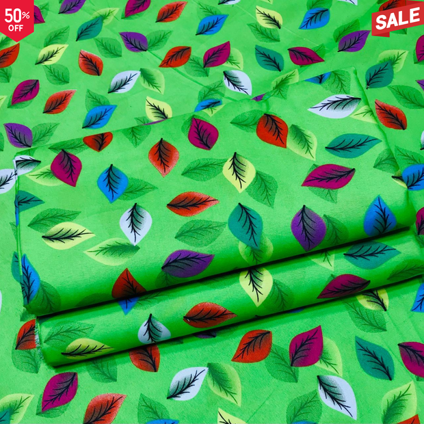 KHADDAR BS FLORAL PRINT 2PC