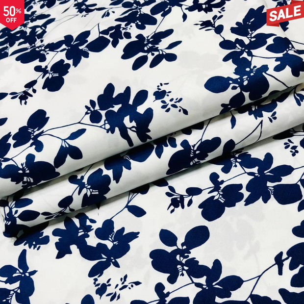 KHADDAR BS FLORAL PRINT 2PC